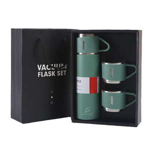 Thermos da Viaggio in Acciaio Inox da 500 ml per Tè e Caffè con Tazze Incluse, Bottiglia Termica di Alta Qualità - Product Image 5