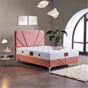 Muebles Natra cama de dormir ajustable de lujo personalizable madera Baza hermoso juego de dormitorio para el hogar y hoteles/villas - Product Image 2
