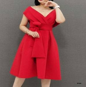 Grande qualité fête anniversaire tenue décontracté bleu violet rouge vert 2S 2M 2L robes turques pour les femmes - Product Image 3