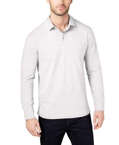 Camiseta Polo de Manga Larga para Hombre, 100% Algodón, con Logotipo Personalizado OEM, Diseño Sólido, Marca HAIDIIII SPORTS 2026 - Product Image 4