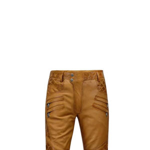 Pantalons décontractés pour hommes en cuir d'agneau, très vendus, de haute qualité, imperméables, respirants, avec poches, nouvelle arrivée, élastiques pakistanais - Product Image 6