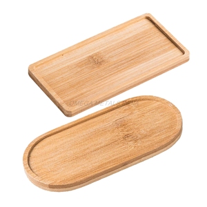 Ensemble de plateau en bois en gros d'usine de couleur beige clair avec forme rectangulaire et finition lisse parfait pour le service et le stockage - Product Image 3