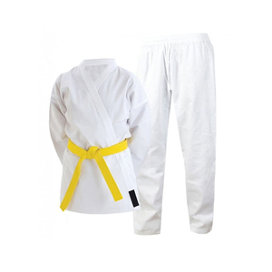 Uniforme de judo en coton blanc pour hommes vêtements d'arts martiaux légers pour le taekwondo et le judo - Product Image 2