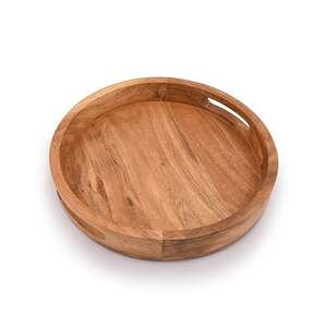 Bandeja de Servir de Madera Clásica Hecha a Mano, Ecológica, Apta para Lavavajillas, para Uso en el Hogar, Restaurantes y Hoteles, Precio al por Mayor - Product Image 1