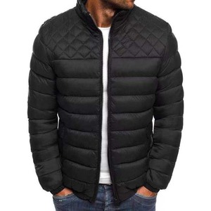 Chaqueta de Invierno Acolchada para Hombre 2024, Talla XS, Estilo Urbano, con Capucha, Manga Larga, Impermeable, Cortavientos, Fabricada en Lona de Poliéster con Logotipo Frontal Recubierto - Product Image 2