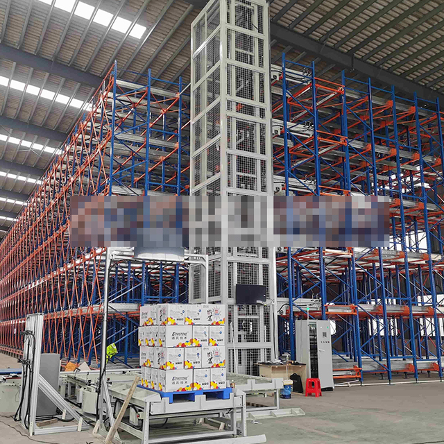 Automated Remote Pallet Runner Radio Shuttle Rack for Factory Bulk Goods Storage