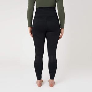 Trendy Custom Equestrian Sports Wear Technical Fabric Horse Riding Leggings <b>Tights</b> Jodhpurs Pants Phone Pocket Wide Waistband - Product Image 3