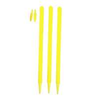 Juego de Wickets de Cricket de Madera Personalizables Power Hint SS-SAH-786-043, Base con Resorte, Resistentes, Profesionales, con Logotipo Personalizado