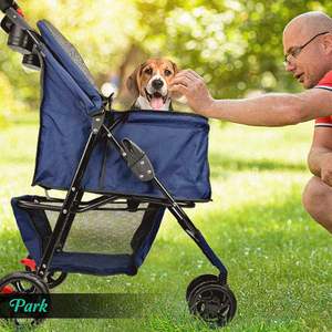 TH-PSP-139 Vietnam Pet Poussette Fabricant Nouveau design Pet Poussette Pour Animaux Moyens en toute saison - Product Image 6