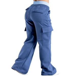 Best Selling <b>High</b> Quality Women's Winter Casual <b>Trousers</b> Quick Dry Breathable <b>Elastic</b> Mid <b>Waist</b> Customizable Logo Design Flat - Product Image 2