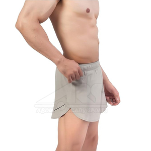 Pantalones Cortos Deportivos para Hombre, de Secado Rápido, Transpirables, Ligeros, para Gimnasio, Correr, Entrenamiento, Diseño Sólido, Cintura Media - En Oferta - Product Image 5