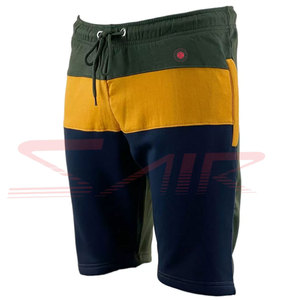 Pantalones cortos informales de algodón 100% para hombre, pantalones cortos con cintura elástica en patrón sólido de talla grande para trabajo al aire libre, venta al por mayor - Product Image 6