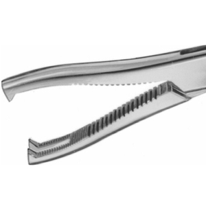 Pinzas de sujeción de hueso de acero Manual Dingman, mordazas dentadas angulares con dientes afilados 2x2 para estabilización, base de instrumento quirúrgico - Product Image 6
