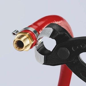 For KNIPEX Ear <b>Clamp</b> Pliers 220 mm Black Atramentized Plastic Coated Head - Product Image 6