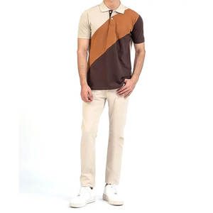 T-shirts polo respirants pour hommes T-shirts polo imprimés avec logo personnalisé T-shirts polo élégants pour hommes - Product Image 3