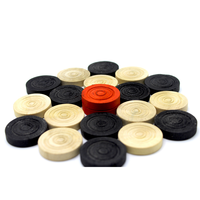 Jeu de Carrom Éducatif Personnalisé de Haute Qualité, Portable, Durable et Écologique, avec Pièces en Bois et Bâtonnets, Coffret Cadeau de 24 Pièces 2