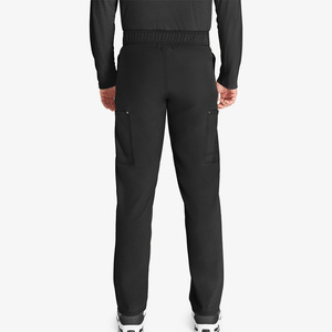 Pantalones Médicos de Alta Calidad para Hombre, Negros, Elásticos en 4 Direcciones, Uniformes de Hospital, Ropa de Trabajo - Product Image 2