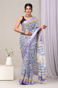 Très beau saree de mariage avec bordure Zari - Product Image 2