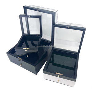 <span class=keywords><strong>2025</strong></span> thiết kế mới sang trọng màu đen Acrylic Jewelry Display <span class=keywords><strong>Box</strong></span> chất lượng cao nhẫn Dây chuyền vòng tay lưu trữ Hộp quà tặng - Product Image 4