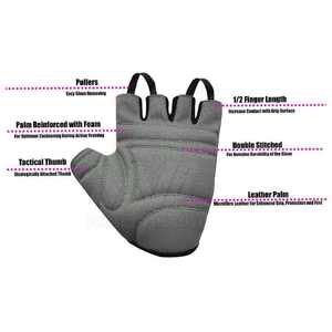 Adjustable 2026 Fitness Gym <b>Gloves</b> Wholesale Best Supplier training <b>Fingerless</b> Fitness <b>Gloves</b> - Product Image 2