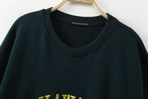 Sudadera de Algodón 100% para Mujer, Estilo Urbano para Invierno, Color Personalizado, Transpirable, Cuello Redondo - Product Image 2