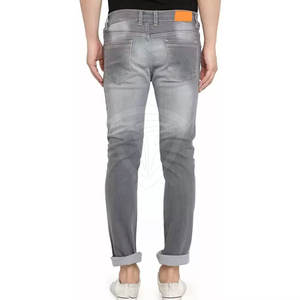 Pantalones vaqueros de diseño personalizado para hombre Pantalones vaqueros lavados de diseño único más vendidos al por mayor - Product Image 2