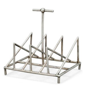 ชั้นวางขนมปังแบบตั้งสไตล์อังกฤษวินเทจชุบเงิน - Product Image 6