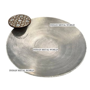 Cuenco de chocolate de mesa de diseño único hecho de plato de chocolate de acero inoxidable de metal de Indian Metal World - Product Image 3