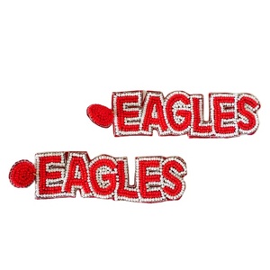 Calidad de exportación Nuevos pendientes elegantes con cuentas de diamantes Mejor diseño Forma de mariposa Blanco Rojo Colores Regalos de boda para niñas Clásico - Product Image 6