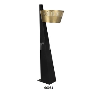 Handcrafted Black Stainless Steel Floor Standing Lamp With Metal <b>Shade</b> & E12 Candelabra Bulb Included Ideal For Home & Office - Product Image 5