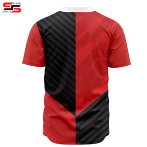 Maillot de baseball respirant personnalisé à sublimation, très demandé - Product Image 2