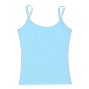 Venta al por mayor de camisetas sin mangas de las mujeres personalizadas de algodón Casual Tops de verano para damas OEM/ODM Fábrica de tallas grandes disponibles - Product Image 4