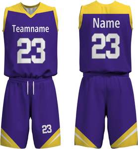 Vente en gros de maillots de basket-ball personnalisés à sublimation uniformes de basket-ball personnalisés abordables pour les jeunes - Product Image 6
