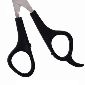 Ciseaux de coiffeur de coiffure de qualité supérieure poignée en plastique noir ciseaux de coupe de cheveux en acier inoxydable - Product Image 6