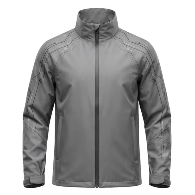 Stylish Techwear Jacket For Men Breathable Windproof Softshell Outdoor Training And Everyday Performance Wear