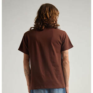 T-shirt uni à manches courtes T-shirt de sport Personnaliser Streetwear Sérigraphie T-shirt T-shirts lourds pour hommes - Product Image 2