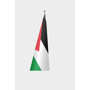 Palestine Official Indoor <b>Flag</b> Digital Printed Indoor Pennant Aluminum <b>Pole</b> Available Plastic Polyester Silk <b>for</b> Beach Rainbows - Product Image 3
