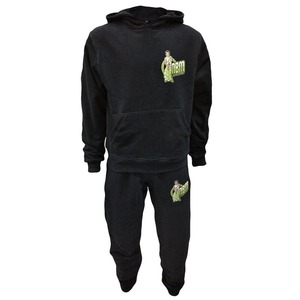 Ensemble de survêtement décontracté pour homme, personnalisé par le fabricant, style streetwear, imprimé en relief, en molleton de coton, deux pièces (hoodie et pantalon de survêtement), respirant - Product Image 1