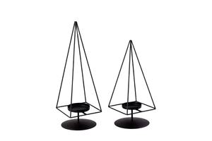 Portavelas de cristal ligero Centra Lit Iron Art Ware Moon Tea Light de Metal y acrílico para decoración del hogar con capa de polvo dorado - Product Image 5