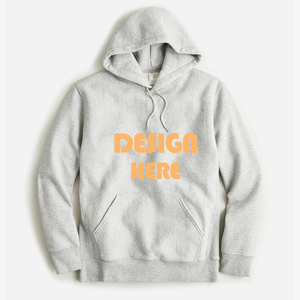 Sweat-shirt à capuche en molleton pour homme de haute qualité, personnalisé, 100% coton, écologique, fabrication au Bangladesh, nouvelle mode, gris clair, streetwear - Product Image 2