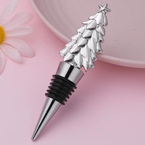 Bouchons de bouteille de vin de Noël antiques coffret cadeau bouchons réutilisables faveur de Noël emballés individuellement scellants de vacances de Noël - Product Image 1