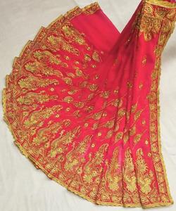 Georgette Mirror Work Sarees Avec Blouse Piece-Fabricant de gros pour les vêtements indiens et pakistanais pour femmes dans les tailles adultes Ethnic - Product Image 4