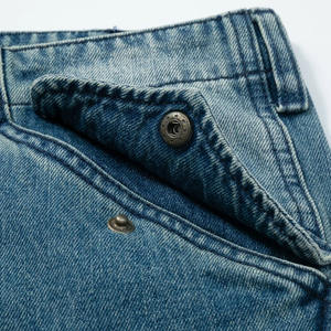 Best Selling Breathable Summer Casual Streetwear Vintage Style <b>Men</b> Denim Shorts Mid Rise Eco-Friendly Custom Logo - Product Image 5