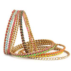 กำไลข้อมือแฟนซีสำหรับเด็กผู้หญิง 12 ชิ้น - หลายสี - Product Image 2