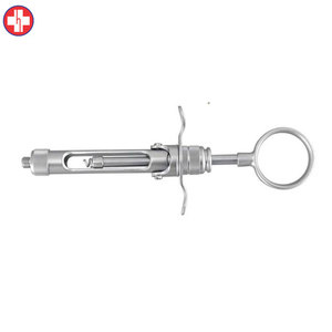 Seringue à aspiration manuelle Chargement par la culasse Outil d'anesthésie dentaire en acier inoxydable de 1.8ml - Product Image 6