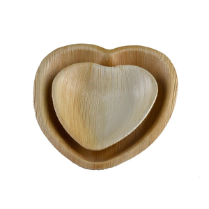 Bols biodégradables écologiques en forme de cœur vaisselle jetable de haute qualité pour les mariages et les fêtes - Product Image 3