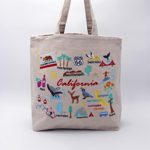 Sac de courses en toile pliable, taille personnalisée, impression personnalisée, sacs fourre-tout en coton avec logo personnalisé - Product Image 1