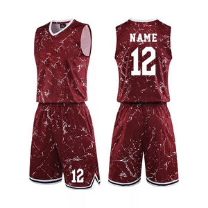 Uniforme de basket-ball imprimé par sublimation de qualité supérieure nouveau design uniformes de basket-ball maillot de basket-ball à vendre - Product Image 5