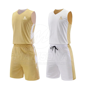 Uniforme de Baloncesto Reversible de Marca Privada en Stock, Transpirable, Tallas Grandes, Personalizable, 100% Poliéster - Product Image 1