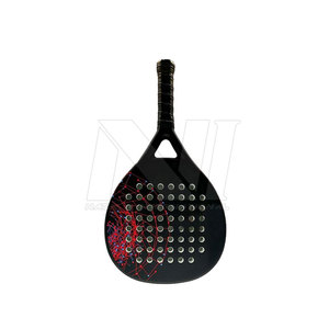 Raqueta de Pádel de Fibra de Carbono con Logotipo Personalizado de Alta Calidad, Forma de Diamante, Red de Nailon, Empuñadura de Fibra de Carbono, 355g, MOQ Bajo, Raqueta de Entrenamiento NAMZA - Product Image 6